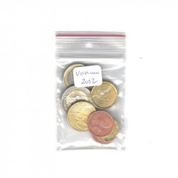 Série complète pièces 1 cent à 2 euros Vatican année 2012 UNC.