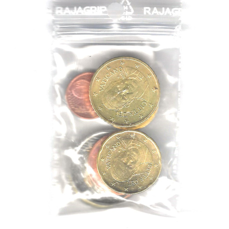 Série complète pièces 1 cent à 2 euros Vatican année 2015 UNC.