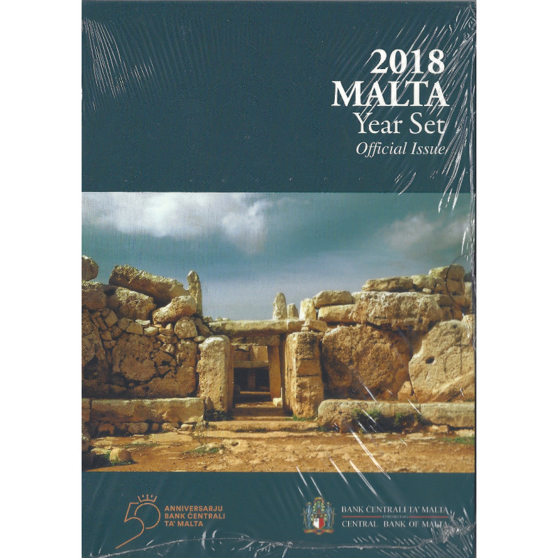 Série Euro Malte 2018 coffret BU neuf sous blister.