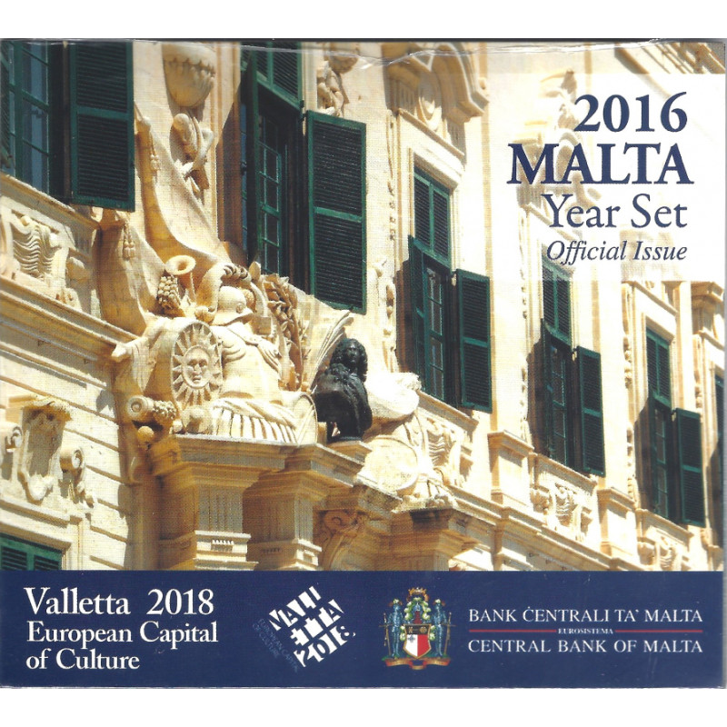 Série Euro Malte 2016 coffret BU Valletta neuf sous blister.