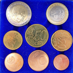 Série complète Euro Monaco 2001 UNC en coffret.