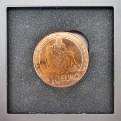 Vatican lot de 4 pièces de monnaie en cuivre 2020-2022.