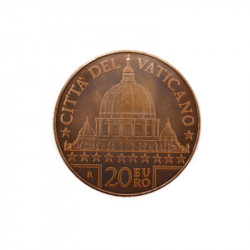 Vatican lot de 4 pièces de monnaie en cuivre 2020-2022.