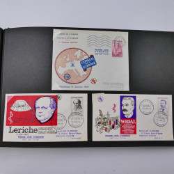 Collection enveloppes premier jour d'émission de France 1956-1959 en un album.