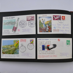 Collection enveloppes premier jour d'émission de France 1956-1959 en un album.