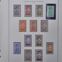 Collection timbres de Dahomey 1913-1944 neuf* complet sur feuilles Moc.