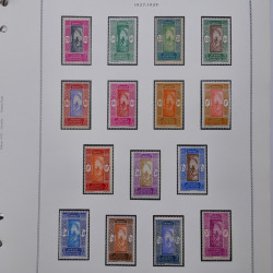 Collection timbres de Dahomey 1913-1944 neuf* complet sur feuilles Moc.