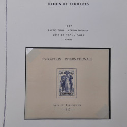 Collection timbres de Dahomey 1913-1944 neuf* complet sur feuilles Moc.
