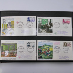 Collection enveloppes premier jour d'émission de France 1960-1978 en 5 albums.