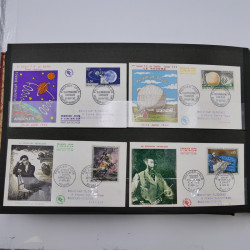 Collection enveloppes premier jour d'émission de France 1960-1978 en 5 albums.