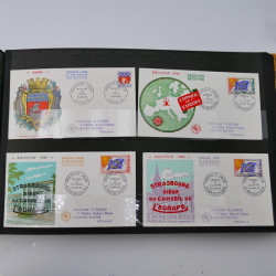 Collection enveloppes premier jour d'émission de France 1960-1978 en 5 albums.