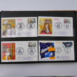 Collection enveloppes premier jour d'émission de France 1960-1978 en 5 albums.
