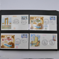 Collection enveloppes premier jour d'émission de France 1960-1978 en 5 albums.