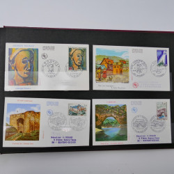 Collection enveloppes premier jour d'émission de France 1960-1978 en 5 albums.
