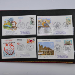 Collection enveloppes premier jour d'émission de France 1960-1978 en 5 albums.