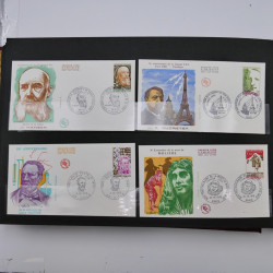 Collection enveloppes premier jour d'émission de France 1960-1978 en 5 albums.
