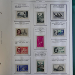 Collection timbres de France 1957-1974 neufs en album AV.