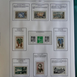 Collection timbres de France 1957-1974 neufs en album AV.