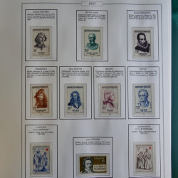 Collection timbres de France 1957-1974 neufs en album AV.