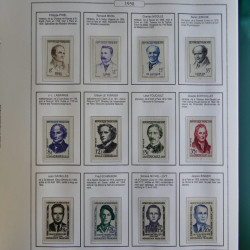 Collection timbres de France 1957-1974 neufs en album AV.