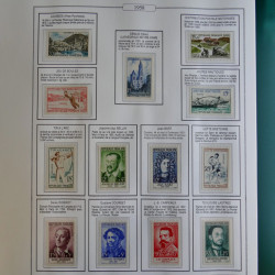 Collection timbres de France 1957-1974 neufs en album AV.