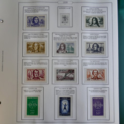 Collection timbres de France 1957-1974 neufs en album AV.