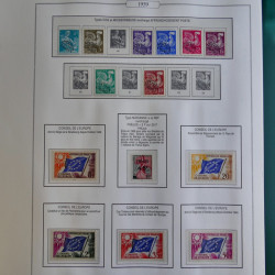Collection timbres de France 1957-1974 neufs en album AV.