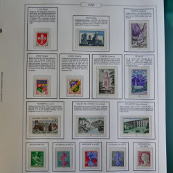 Collection timbres de France 1957-1974 neufs en album AV.