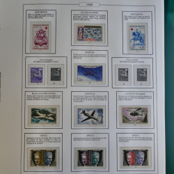 Collection timbres de France 1957-1974 neufs en album AV.