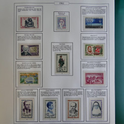 Collection timbres de France 1957-1974 neufs en album AV.