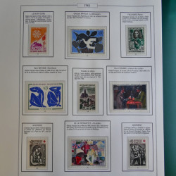Collection timbres de France 1957-1974 neufs en album AV.