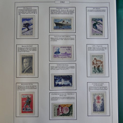 Collection timbres de France 1957-1974 neufs en album AV.