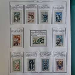 Collection timbres de France 1957-1974 neufs en album AV.