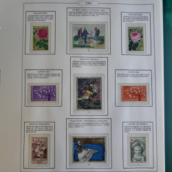 Collection timbres de France 1957-1974 neufs en album AV.