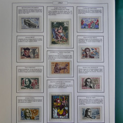 Collection timbres de France 1957-1974 neufs en album AV.