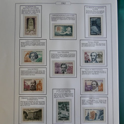 Collection timbres de France 1957-1974 neufs en album AV.