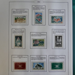 Collection timbres de France 1957-1974 neufs en album AV.