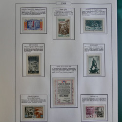Collection timbres de France 1957-1974 neufs en album AV.