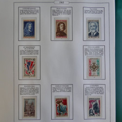 Collection timbres de France 1957-1974 neufs en album AV.