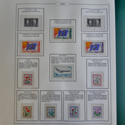 Collection timbres de France 1957-1974 neufs en album AV.