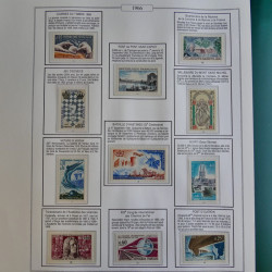 Collection timbres de France 1957-1974 neufs en album AV.