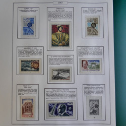 Collection timbres de France 1957-1974 neufs en album AV.