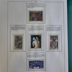 Collection timbres de France 1957-1974 neufs en album AV.