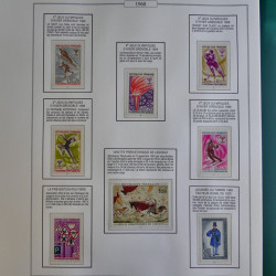 Collection timbres de France 1957-1974 neufs en album AV.