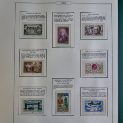 Collection timbres de France 1957-1974 neufs en album AV.