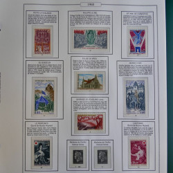 Collection timbres de France 1957-1974 neufs en album AV.
