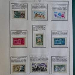 Collection timbres de France 1957-1974 neufs en album AV.