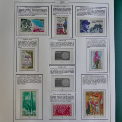 Collection timbres de France 1957-1974 neufs en album AV.