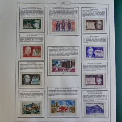 Collection timbres de France 1957-1974 neufs en album AV.