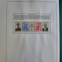 Collection timbres de France 1957-1974 neufs en album AV.
